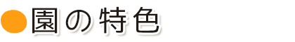 園の特色